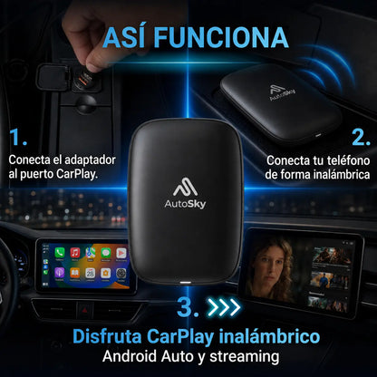 Adaptador Carplay | Android Auto | Streaming