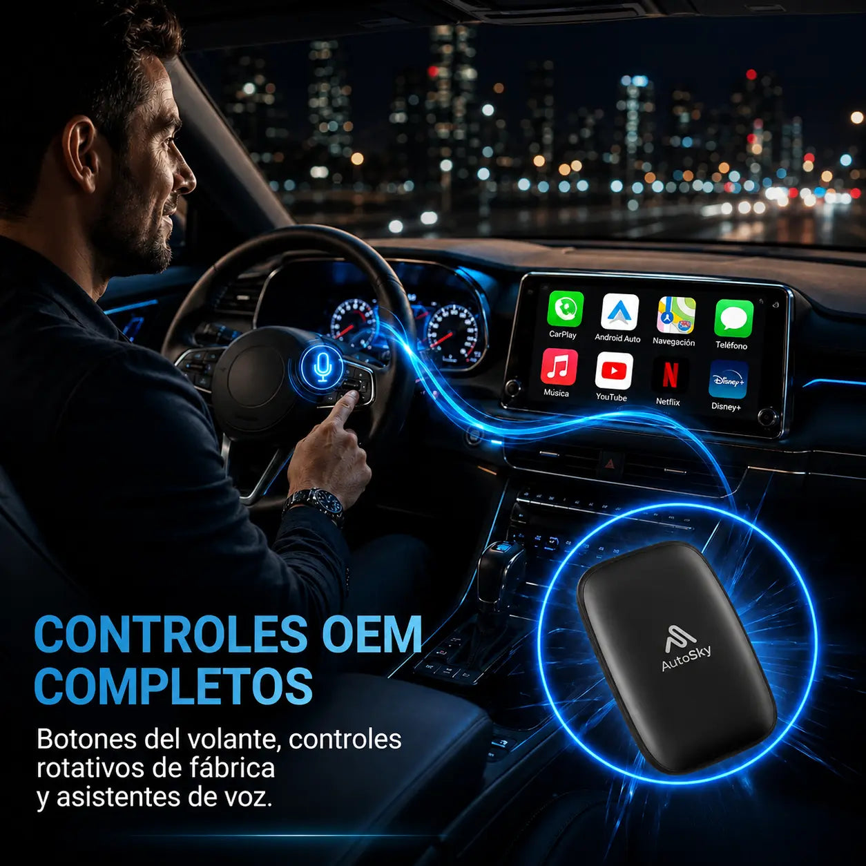 Adaptador Carplay | Android Auto | Streaming